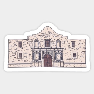 Remember the Alamo - San Antonio Mission - Liberty Sticker